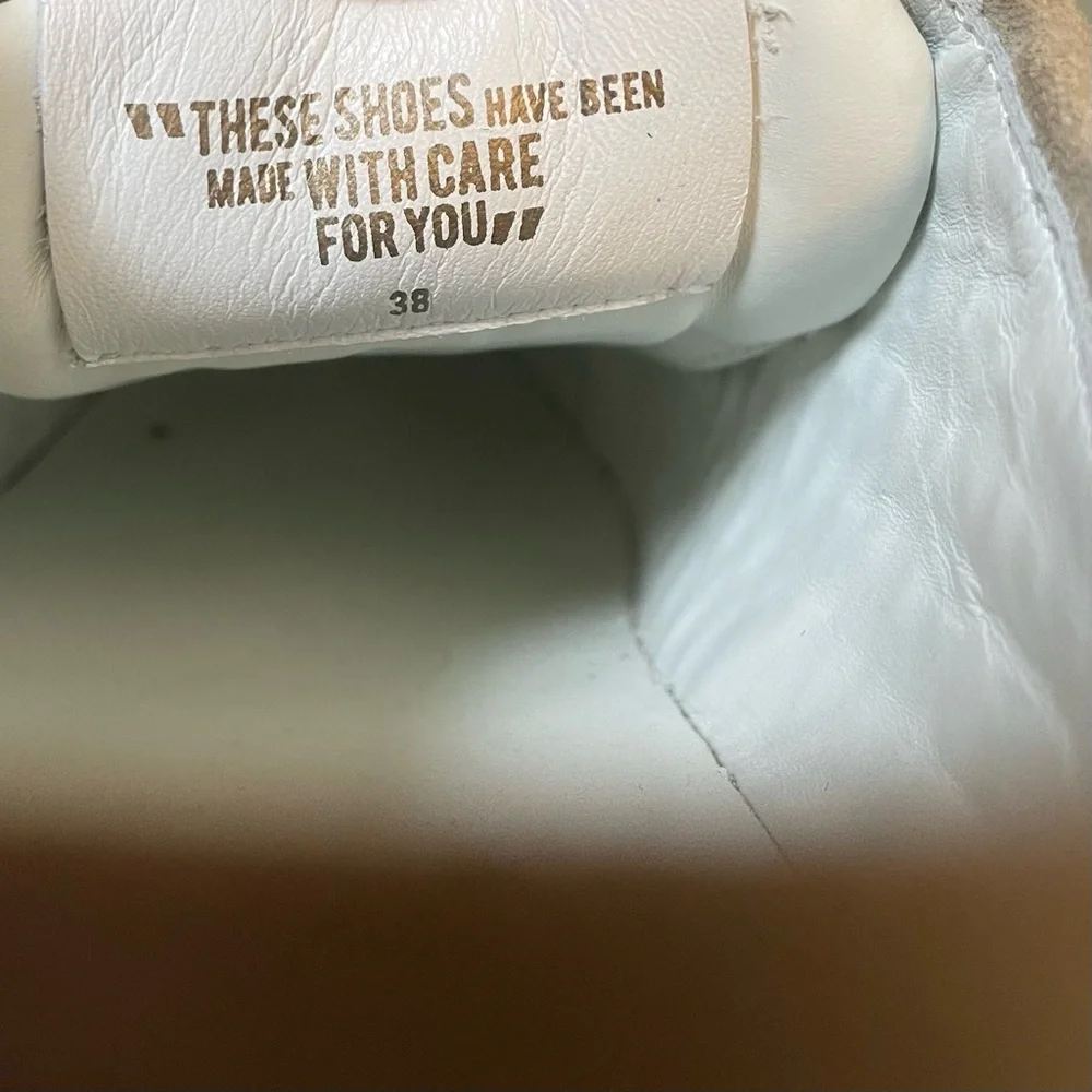 Voile Blanche MAIORCA FLAT SUEDE AND FABRIC SNEAKERS EU38